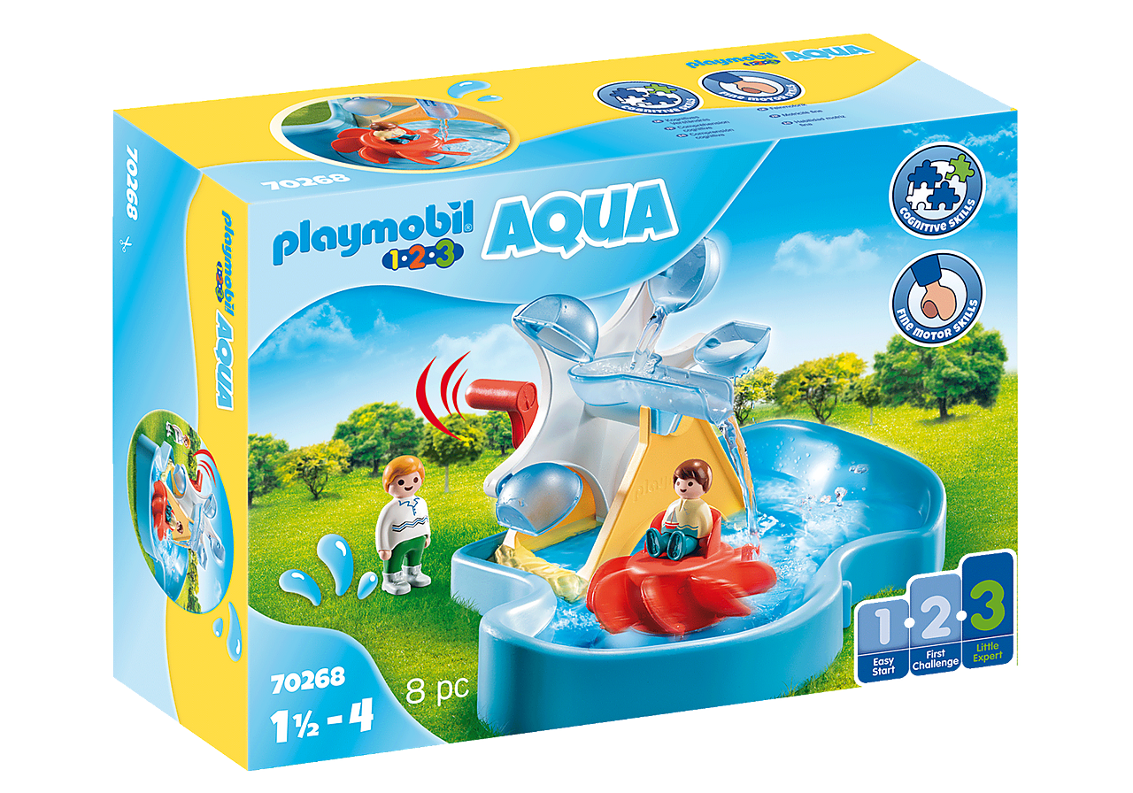Playmobil 1.2.3 AQUA - Water Wheel Carousel | 70268