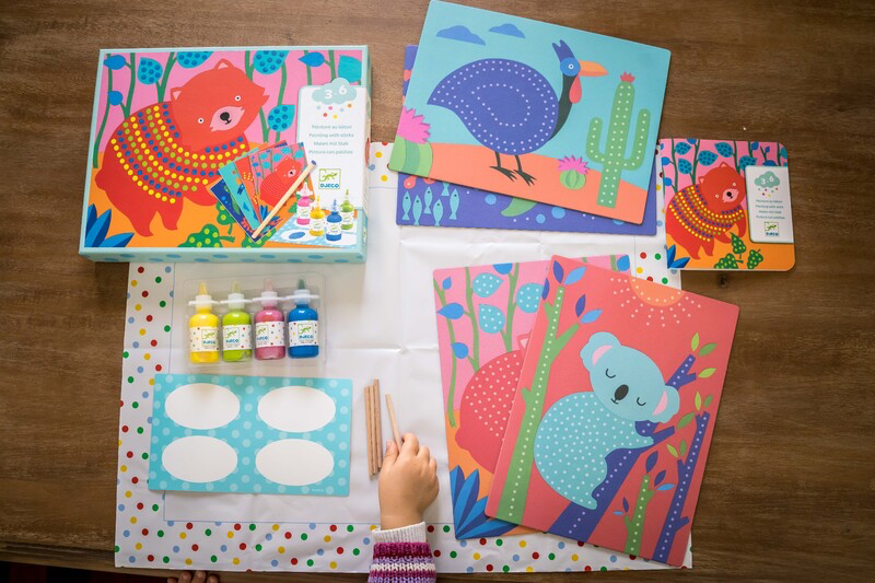 Djeco - Pointillism Painting with Sticks
