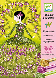 Djeco - Dresses Glitter Boards