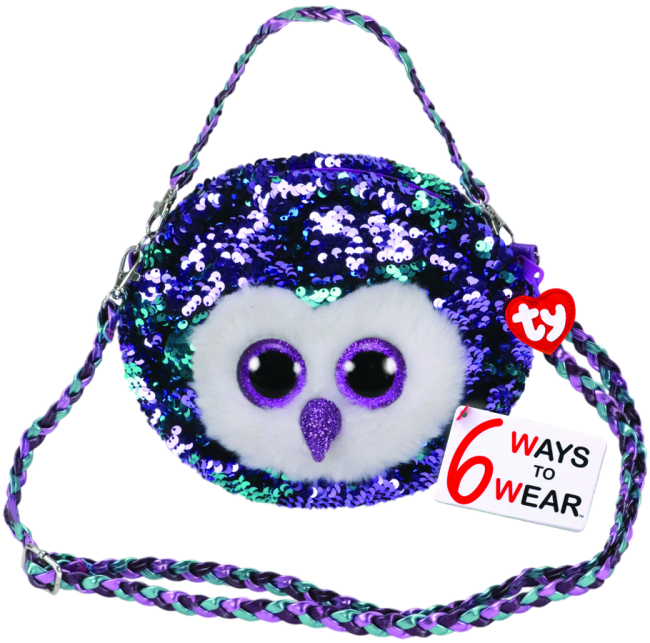 Beanie Boos Sequin Purse - Moonlight the Owl