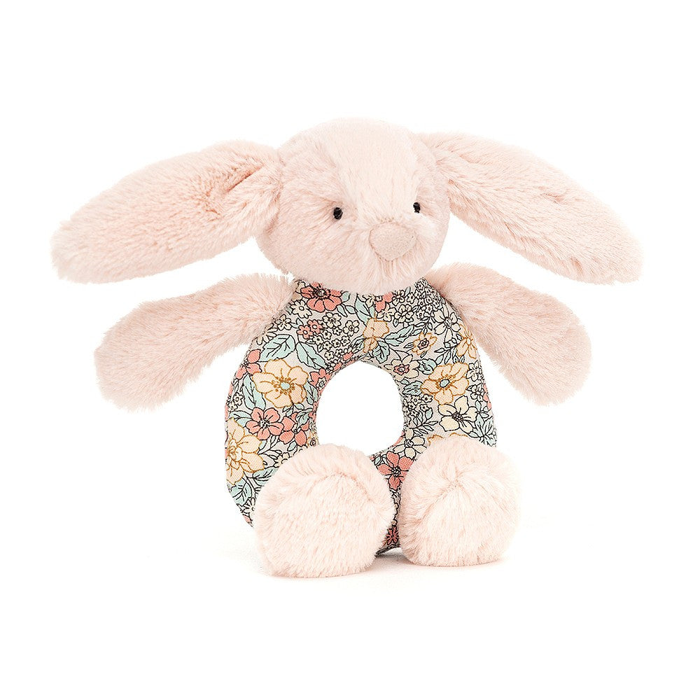 Jellycat - Blossom Blush Bunny Grabber Ring Rattle