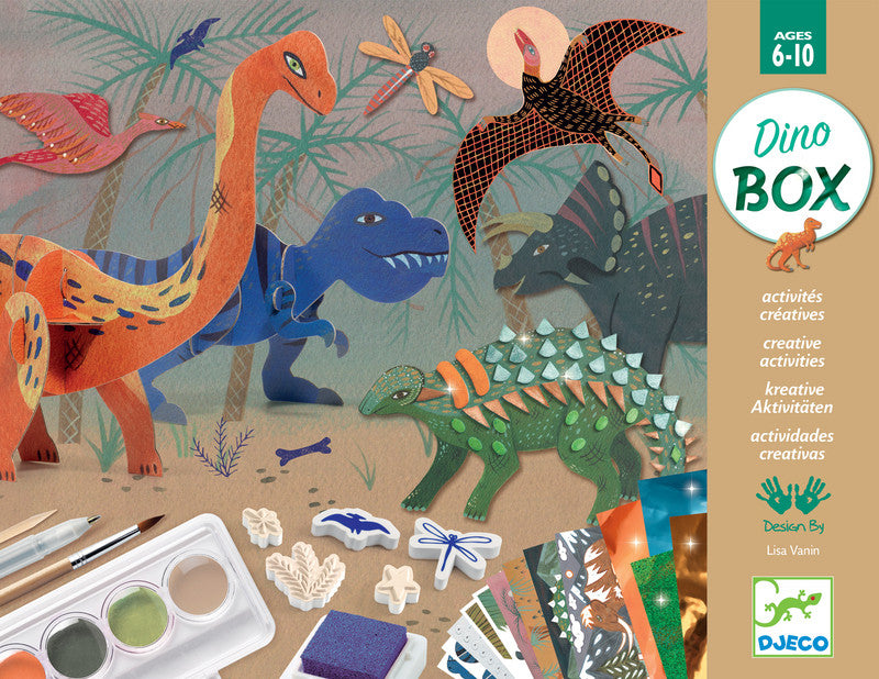 Djeco - The World of Dinosaurs Multi Craft Set