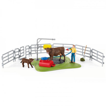 Schleich Farm World - Happy Cow Wash | 42529