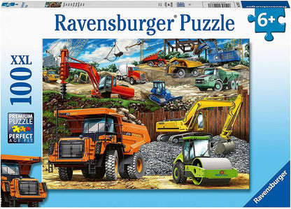 Ravensburger 100pc - Construction Vehicles Puzzle