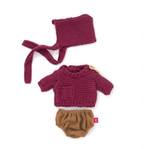 Miniland Clothing 21cm - Wild Clay Dune Outfit #1