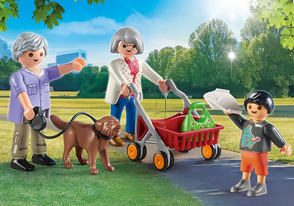 Playmobil City Life - Grandparents with Grandchild 70990