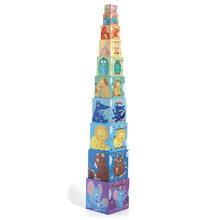 Djeco - Rainbow Nesting & Stacking Blocks