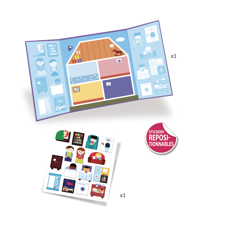 Djeco - House Stickers Set