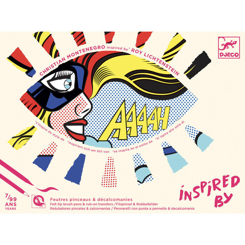 Djeco - Inspired By Roy Lichtenstein - Superheroes