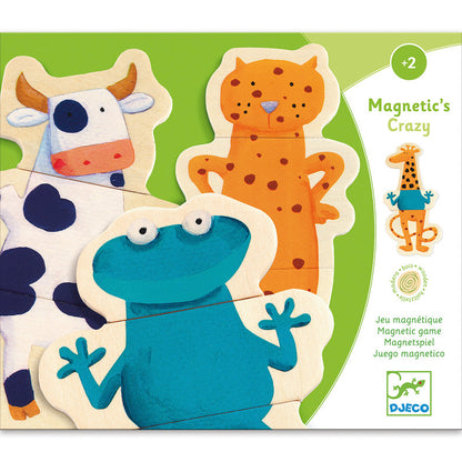 Djeco - Crazy Animals Magnets Set