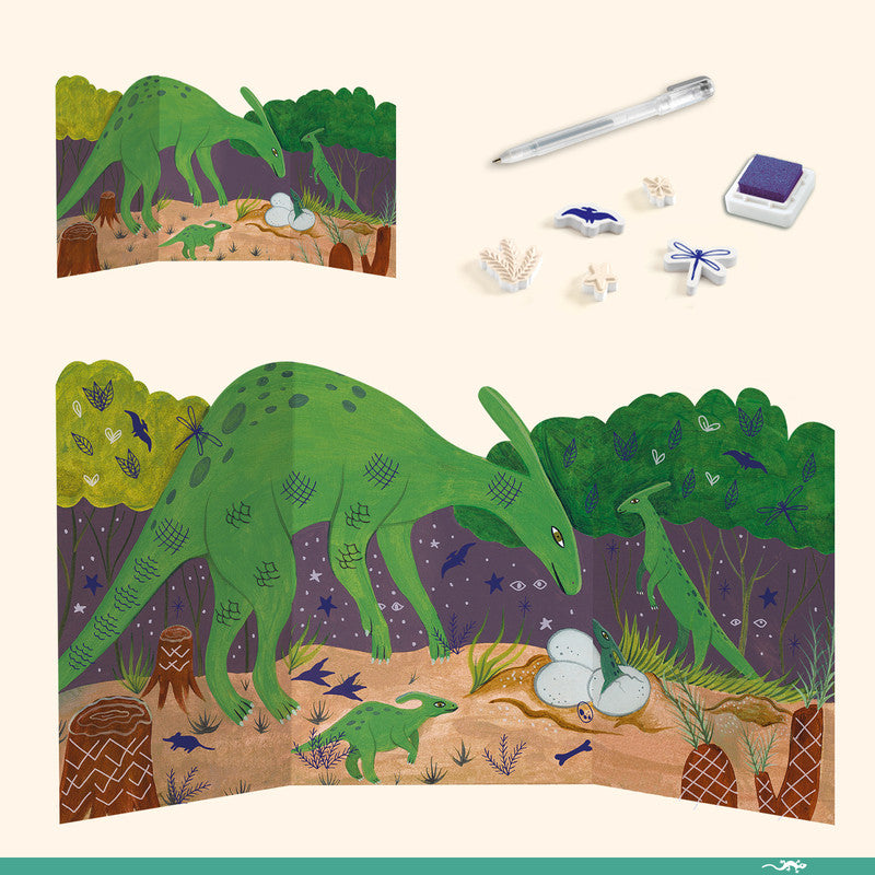 Djeco - The World of Dinosaurs Multi Craft Set