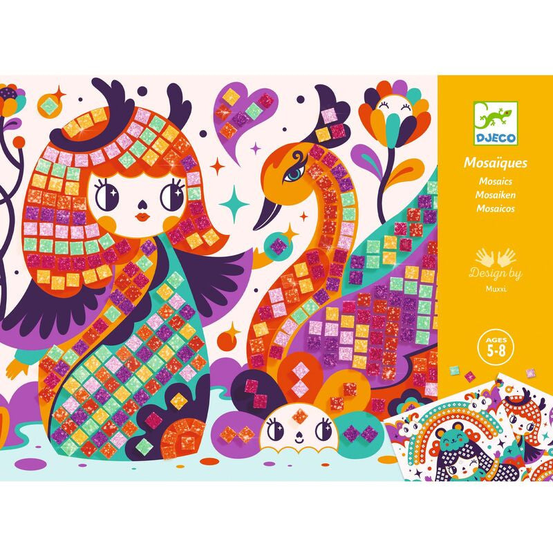 Djeco - Kokeshi Mosaics