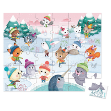 Janod - Snow Party Puzzle 36pc