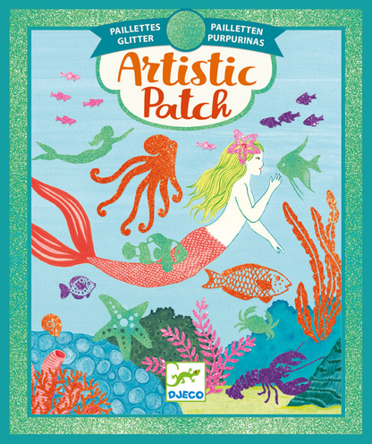 Djeco -  Artistic Patch Glitter Ocean