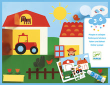 Djeco - Hide and Seek Folding & Stickers Set