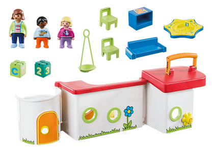 Playmobil 1.2.3 My Take Along Preschool | 70399