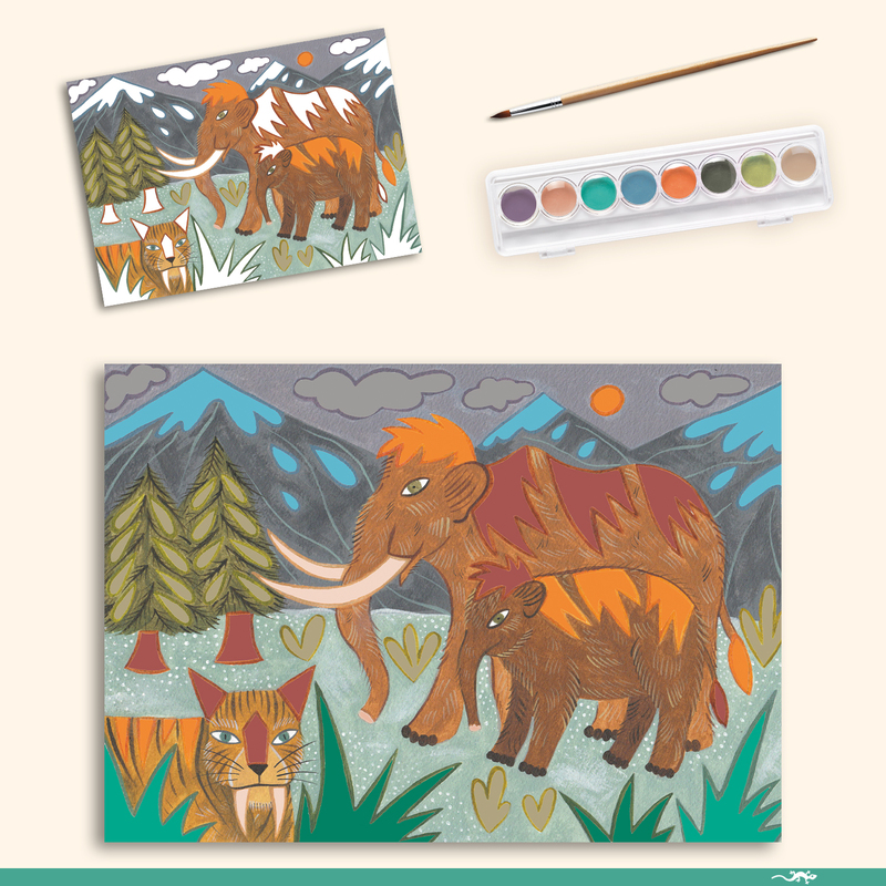 Djeco - The World of Dinosaurs Multi Craft Set