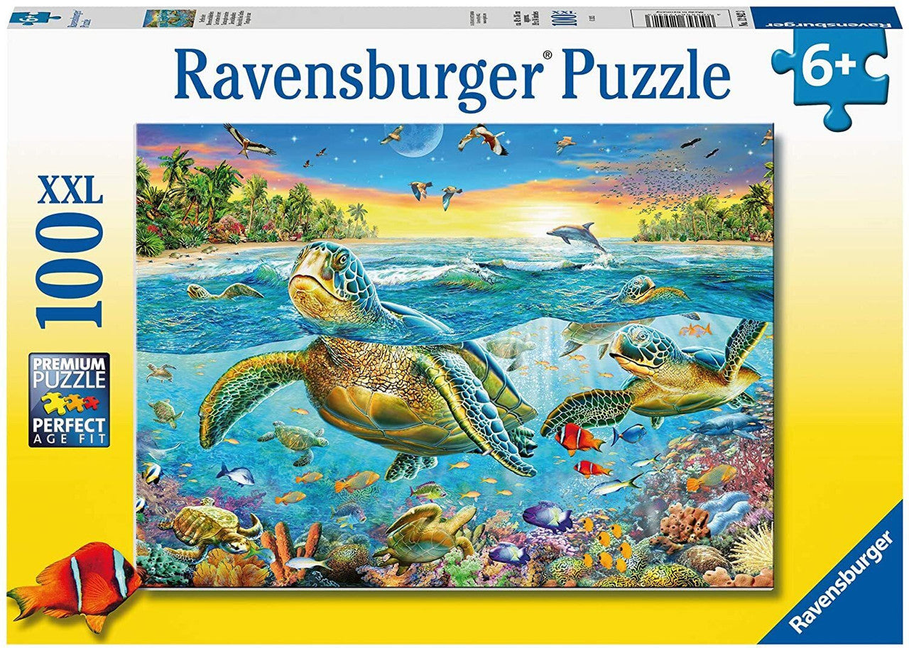 Ravensburger 100pc - Swim With Sea Turtles Puzzle