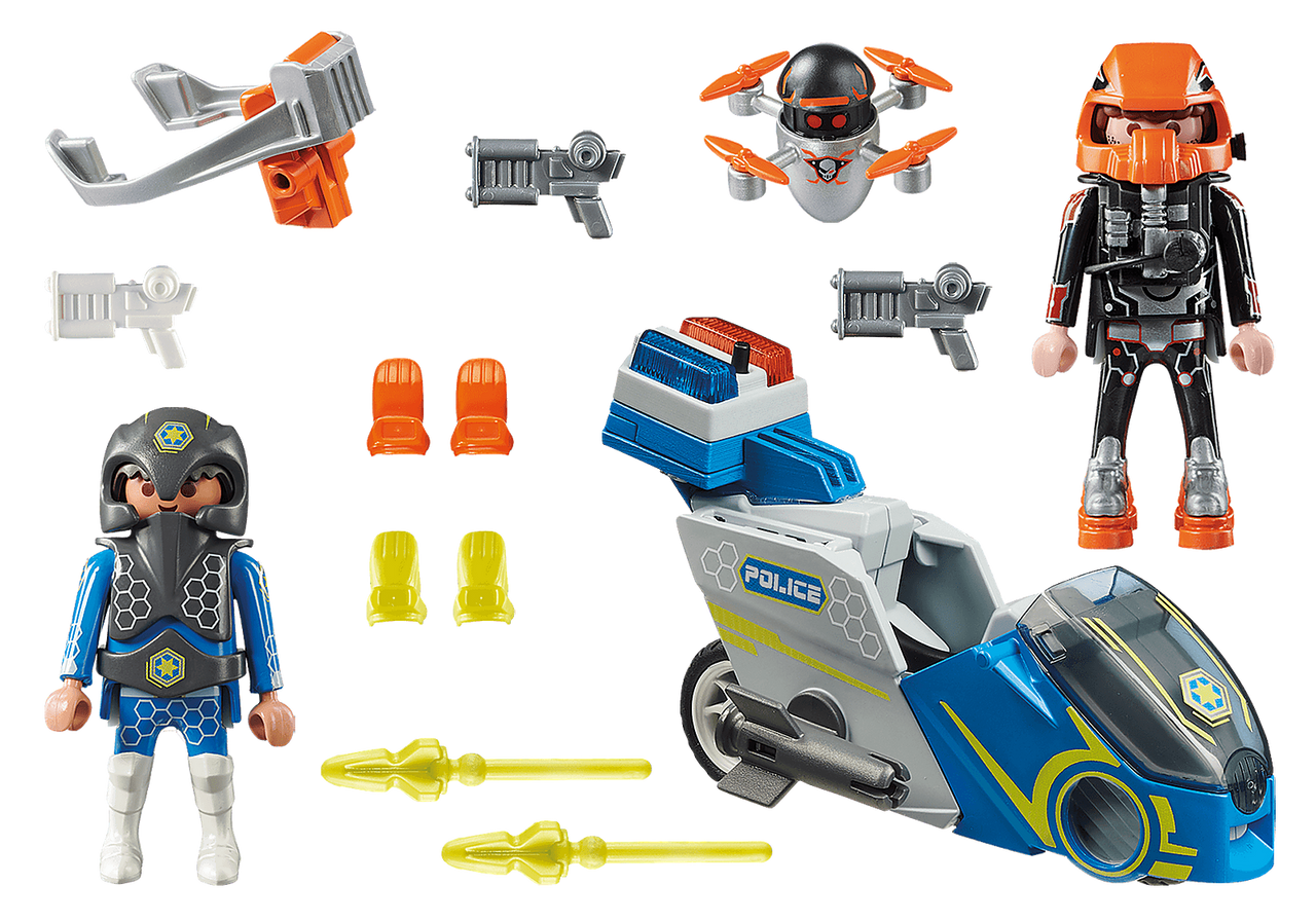 Playmobil Galaxy Police Bike 70020