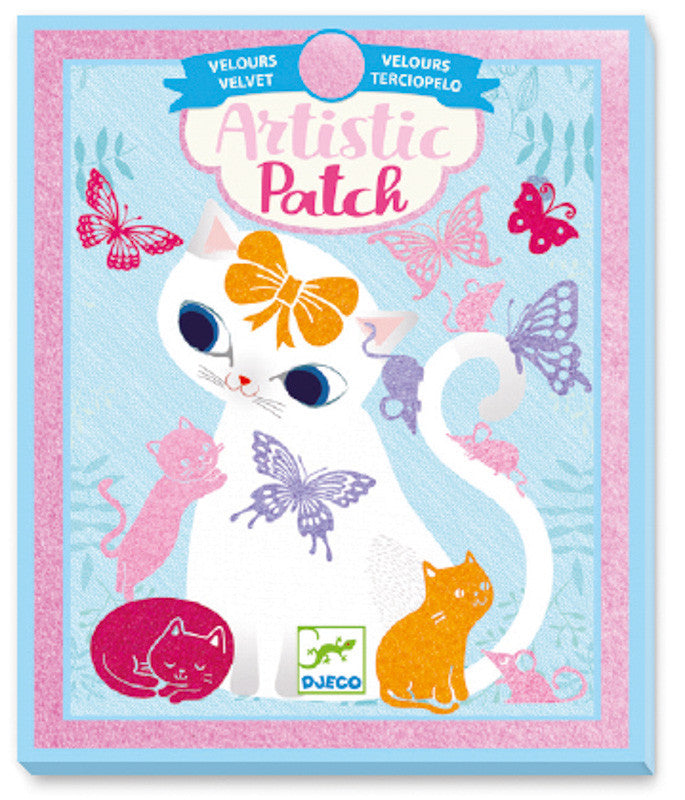 Djeco -  Artistic Patch Velvet Little Pets
