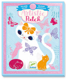 Djeco -  Artistic Patch Velvet Little Pets