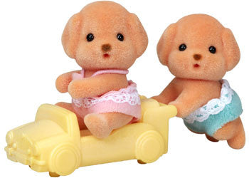 Sylvanian Families- Toy Poodle Twins