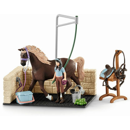 Schleich Horses - Washing Area with Emily & Luna | 42438