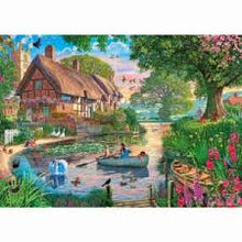 Holdson 1000pc - Cobblestone Corner S2 Cottage And Boats Puzzle