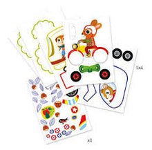 Djeco - Mini Totems To Colour