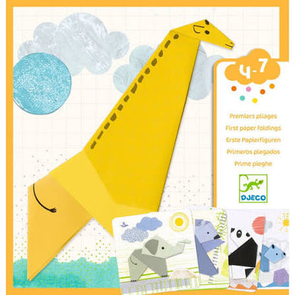 Djeco First Paper Foldings Activity for Kids - Animals