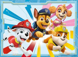 Ravensburger  - Paw Patrol 4 In A Box Puzzles - 12, 16, 20, 24pc *Minor Box Damage*