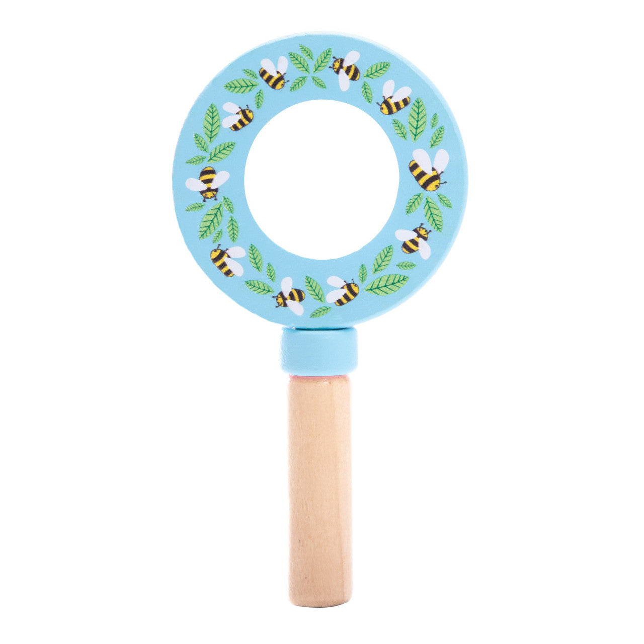 Discovery Zone - Wooden Magnifying Glass - Blue