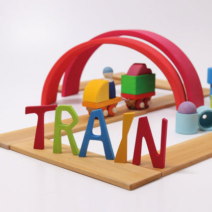 Grimm’s Wooden Train Building Set