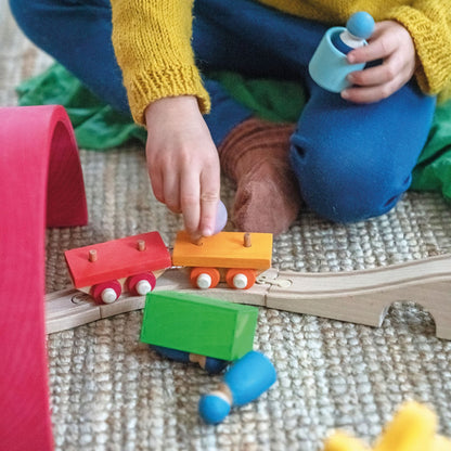 Grimm’s Wooden Train Building Set
