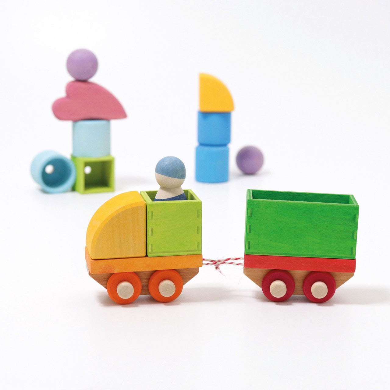 Grimm’s Wooden Train Building Set