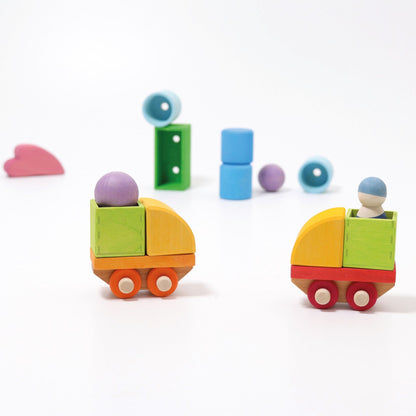 Grimm’s Wooden Train Building Set