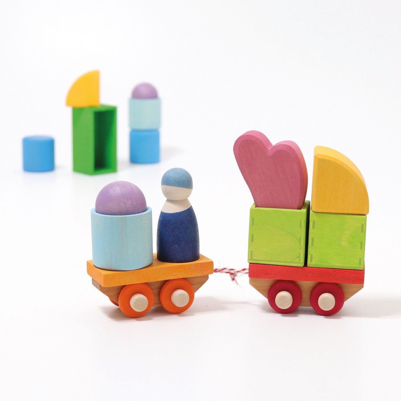 Grimm’s Wooden Train Building Set