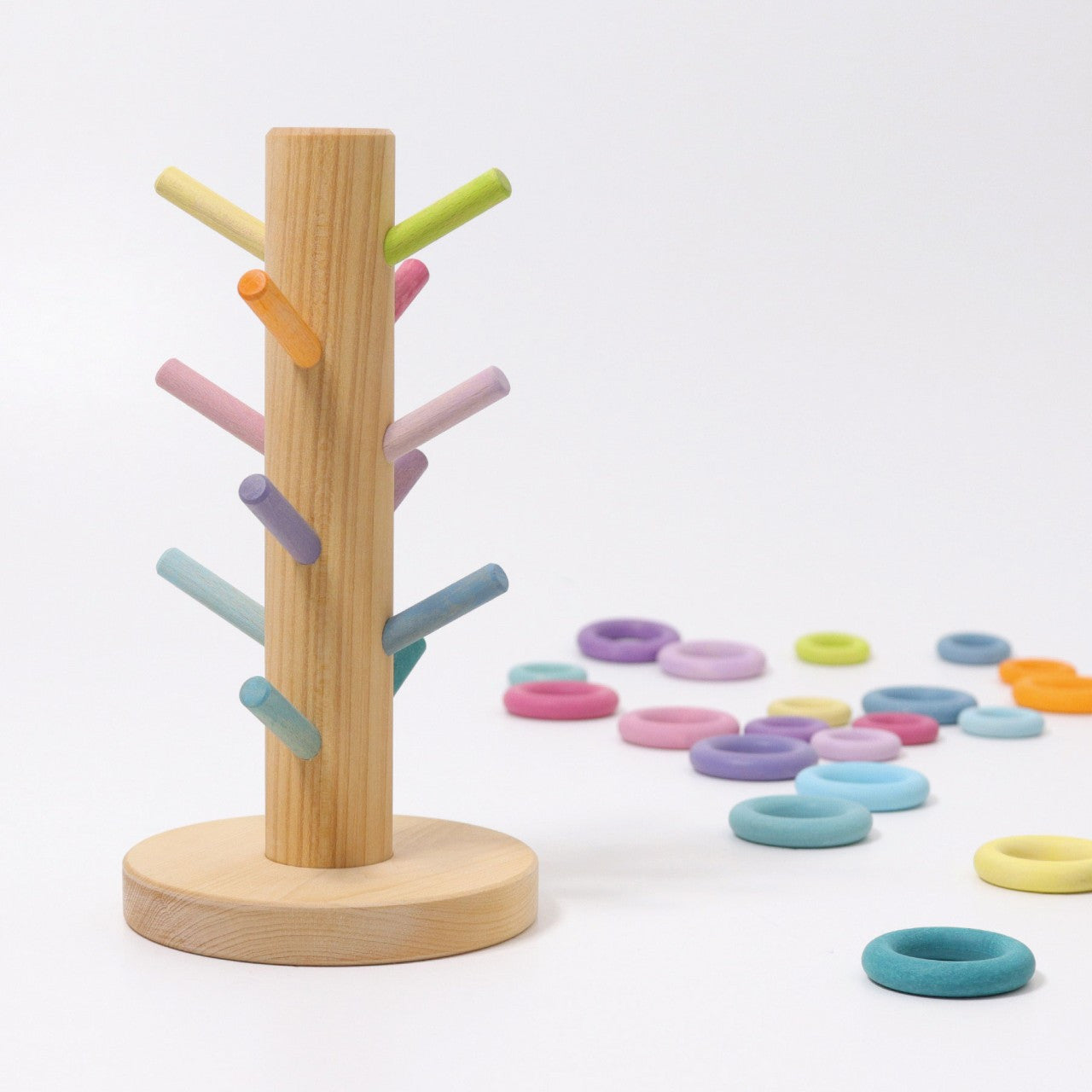 Grimm’s Sorting Helper Building Rings Pastel