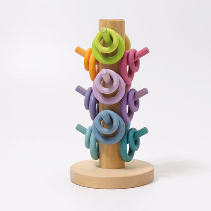 Grimm’s Sorting Helper Building Rings Pastel
