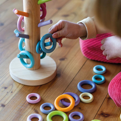 Grimm’s Sorting Helper Building Rings Pastel