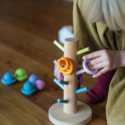 Grimm’s Sorting Helper Building Rings Pastel