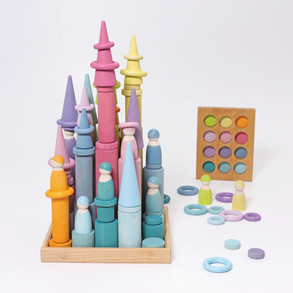 Grimm’s Large Building Rollers Pastel