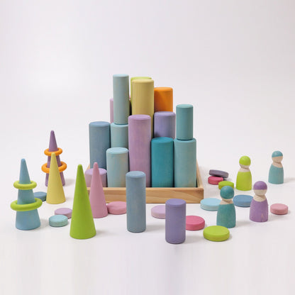 Grimm’s Large Building Rollers Pastel