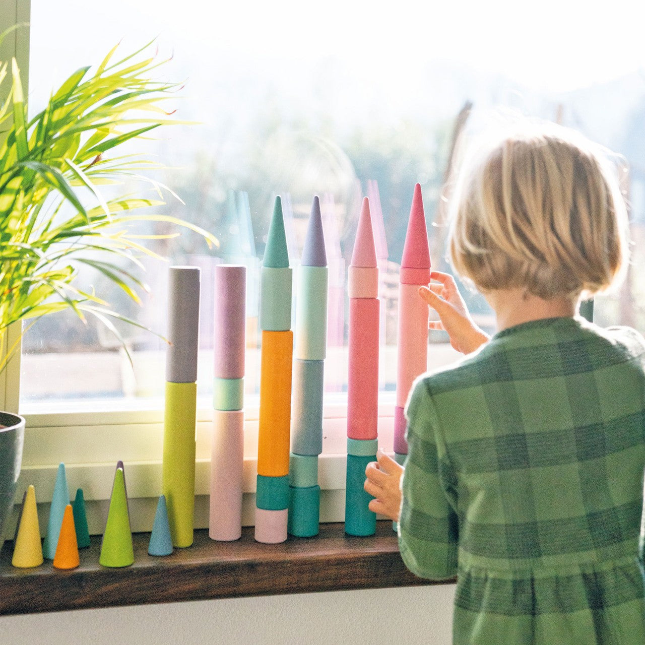 Grimm’s Large Building Rollers Pastel