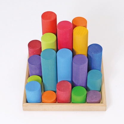 Grimm’s Large Building Rollers Rainbow