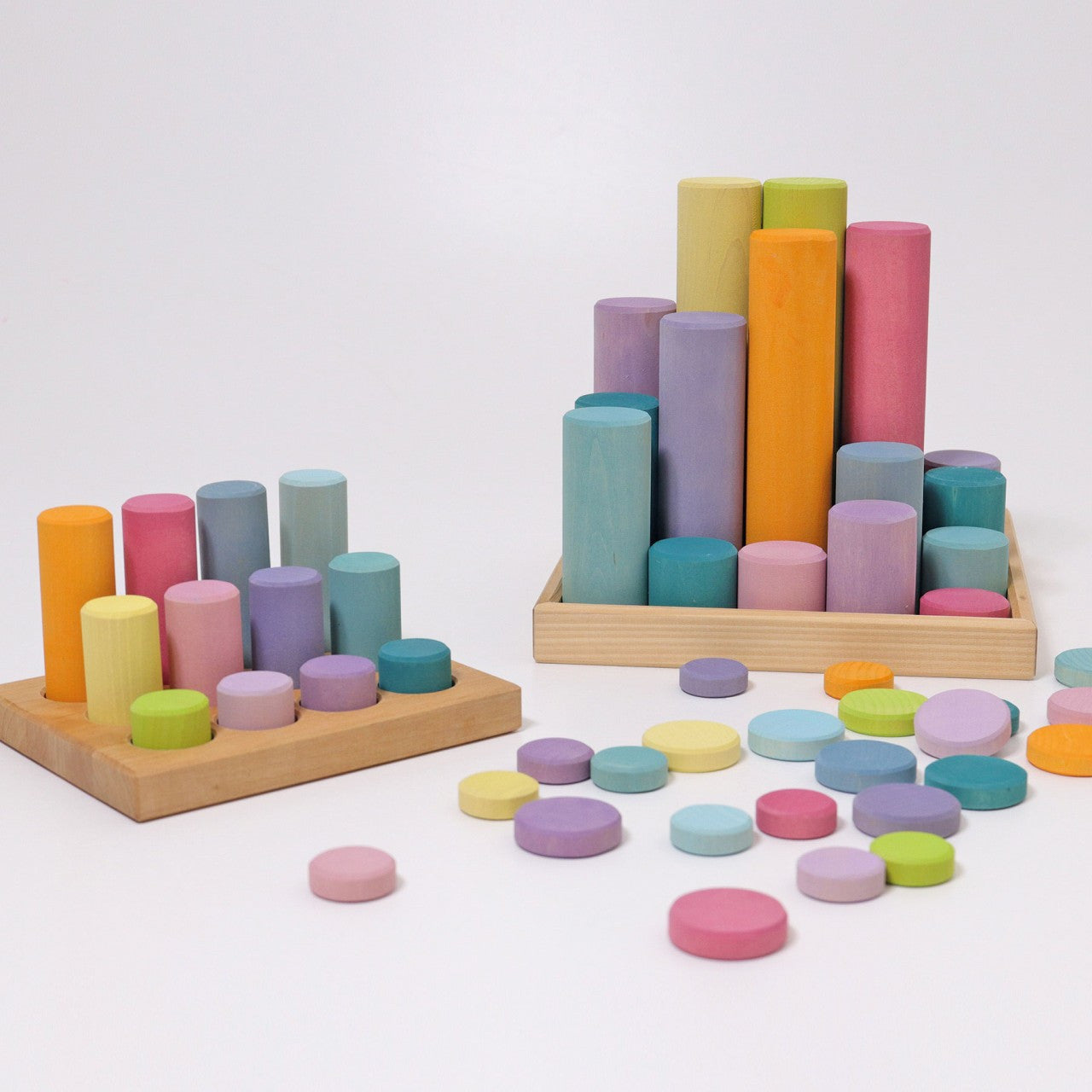 Grimm’s Large Building Rollers Pastel