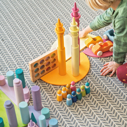 Grimm’s Large Building Rollers Pastel