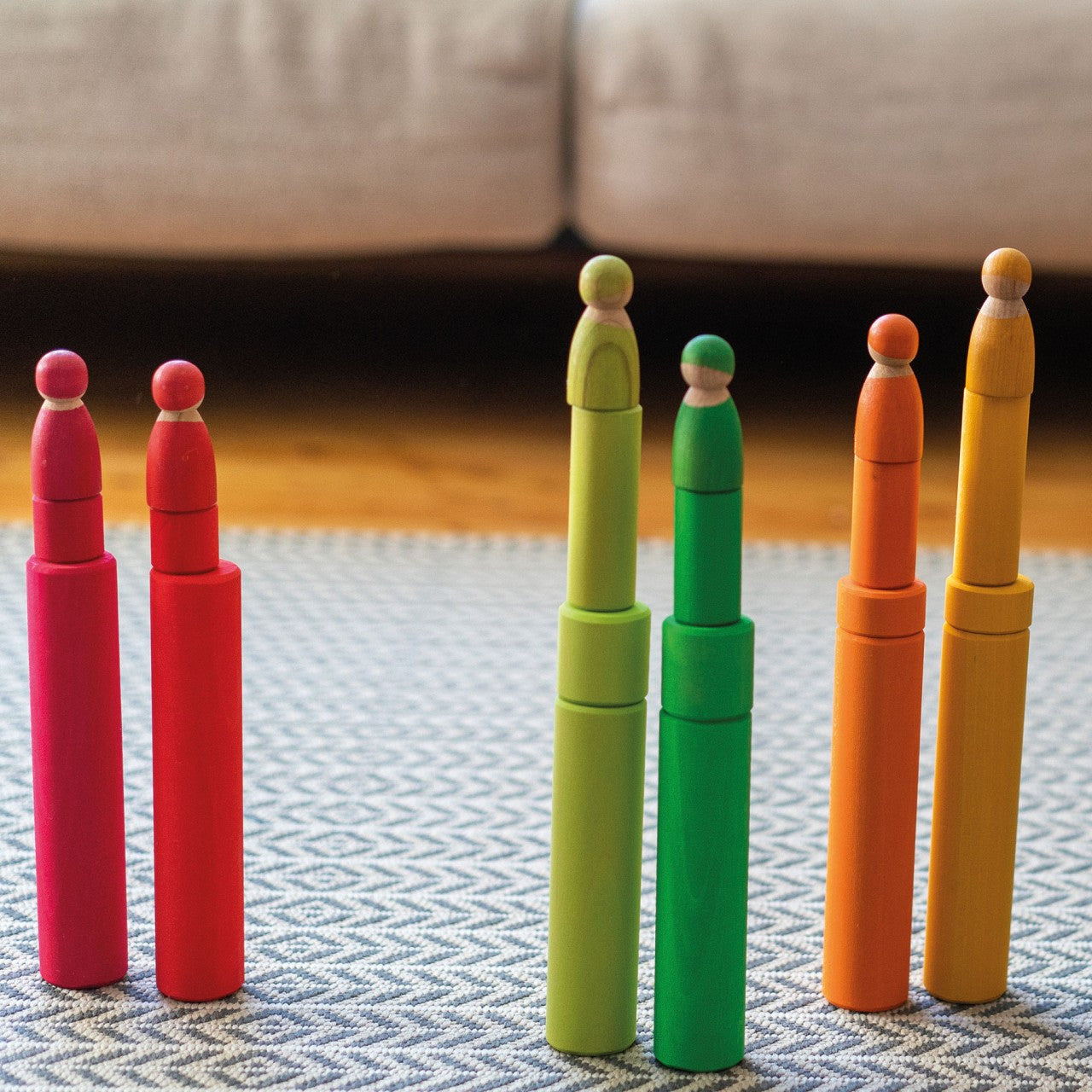 Grimm’s Large Building Rollers Rainbow