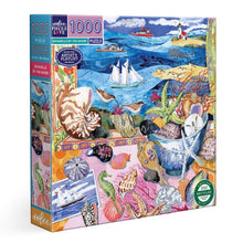 eeBoo 1000pc - Seashells By The Shore Puzzle