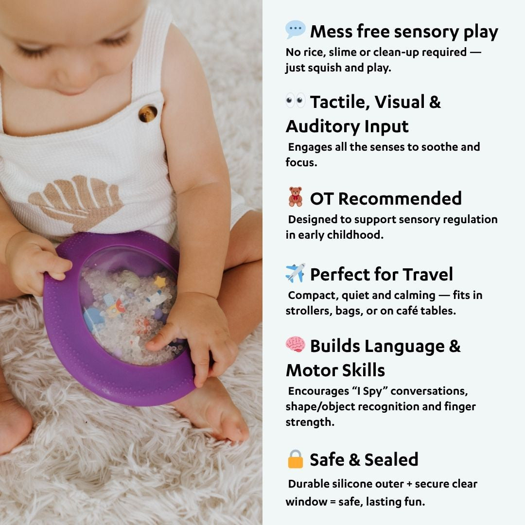 Jellystone - Peekaboo Sensory Bag - Galaxy